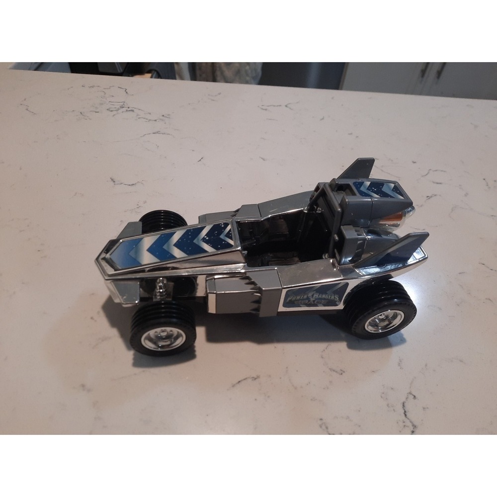 Bandai Power Rangers Space 8" Silver Ranger Galactic Rover Vehicle 1998